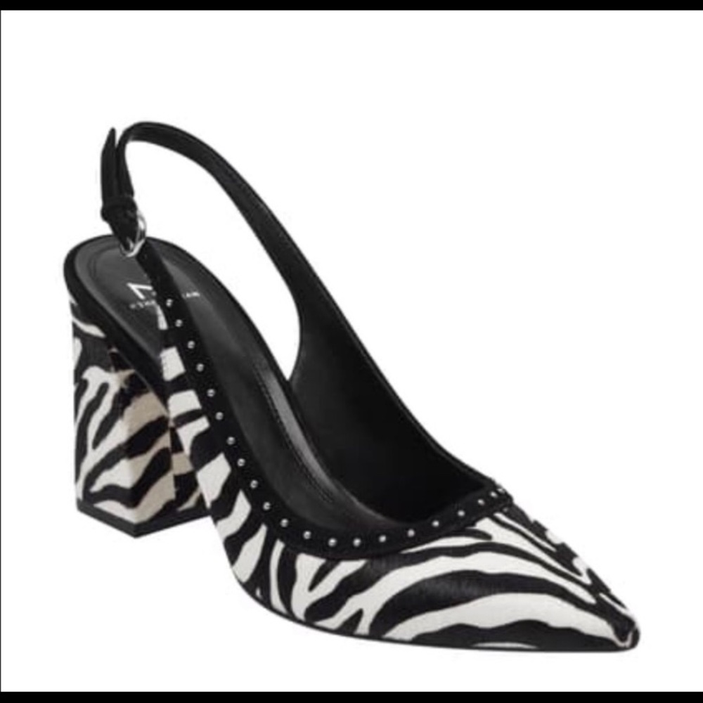 NEW Marc Fisher LTD Joily Calf Hair Slingback … - Picture 5 of 5